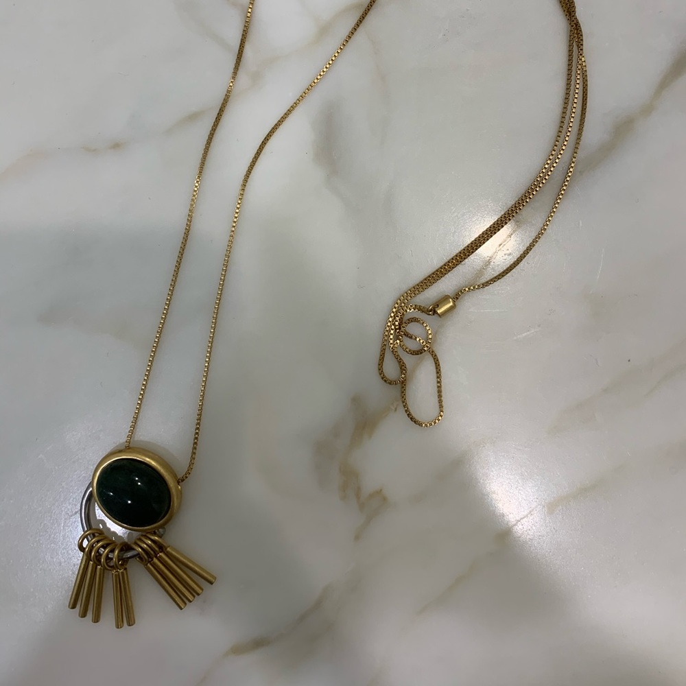 Gold Madewell necklace NEVER WORN